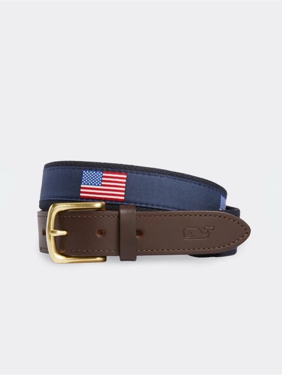 Vineyard Vines Other - Vineyard Vines Men's American Flags Canvas
Club Belt Size 40